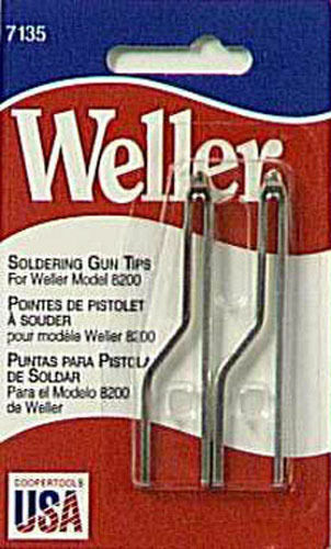 Weller 7135w Pack Of 2 Soldering Gun Replacement Tips For 8200 - Authorized Dist