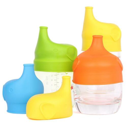 Toddlers Babies Bpa-free Silicone Sippy Lids For Any Cup Spill Proof Reusable Q