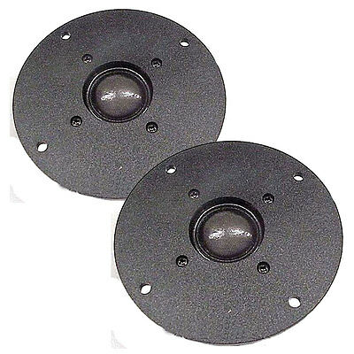 Pair 1" Sheilded Soft Dome Tweeter S 93db Use From 2.5k 4 Ohm