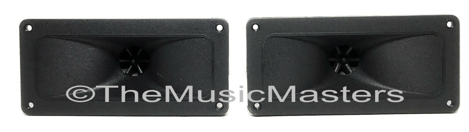 Pair 2" X 5" Inch Flush Mount Super Horn Tweeter Speakers Car Audio Home Stereo