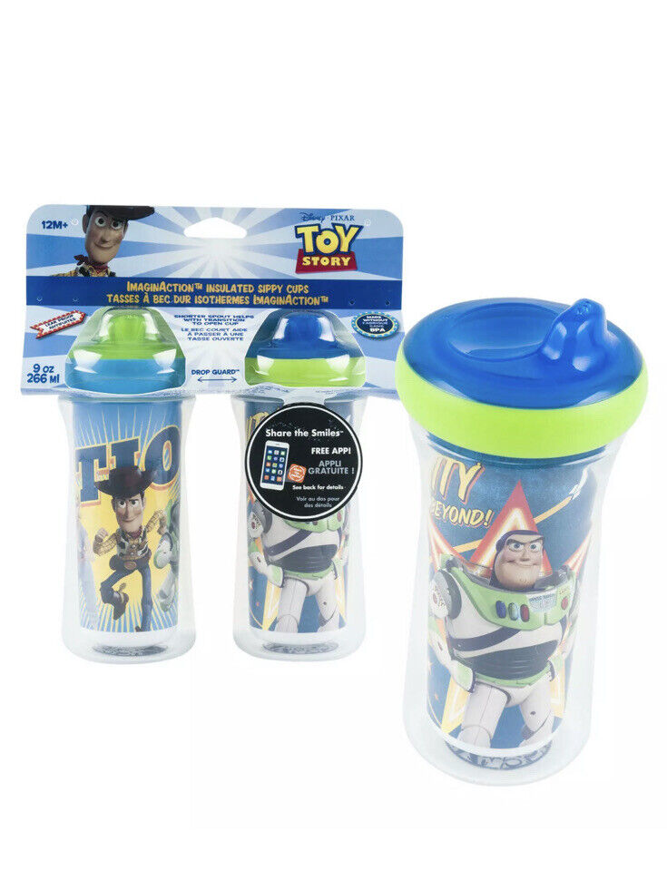 The First Years Disney/pixar Toy Story Insulated Hard Spout Pack Of Sippy Cups F
