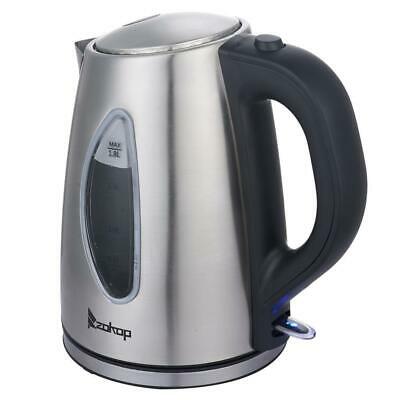 1500w Electric Tea Kettle Coffee Pot Hot Water Fast Boil Stainless Steel 1.8l