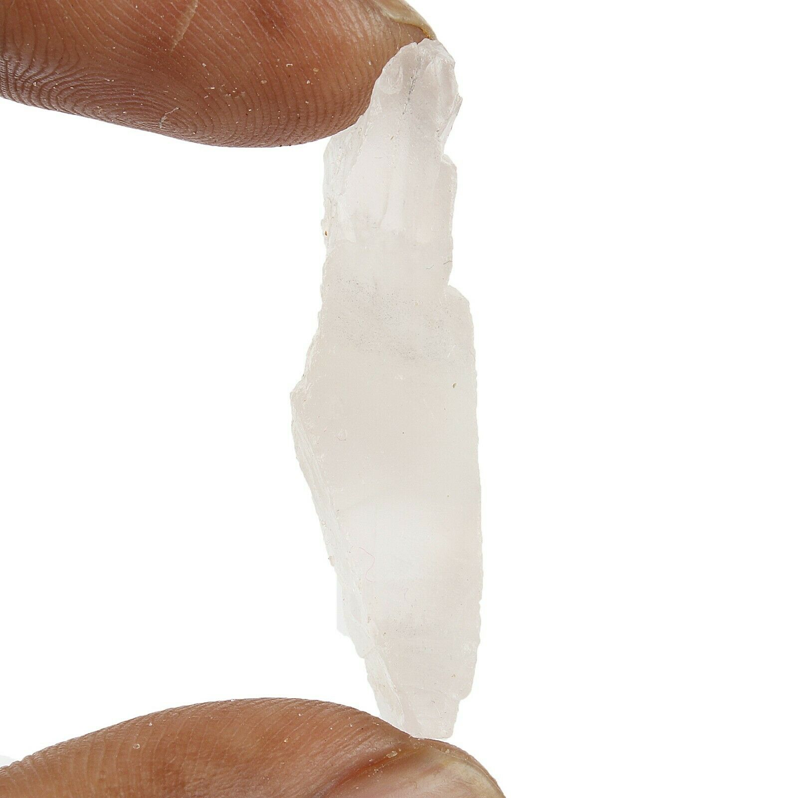 Brazilian Natural Rough White Quartz Loose Gemstone 27.00 Ct Crystal Healing Gem
