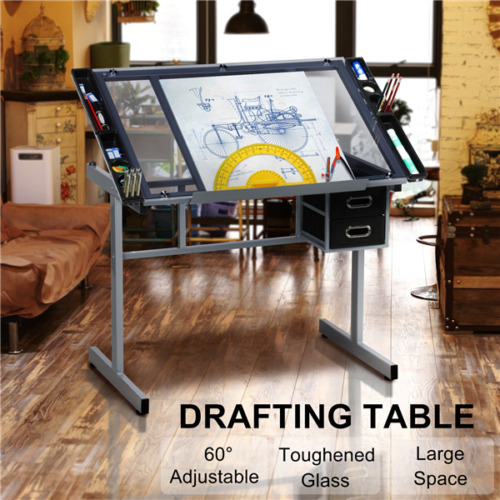 Adjustable Drafting Table Craft Desk Artist Drawing Table Home Office Art Use