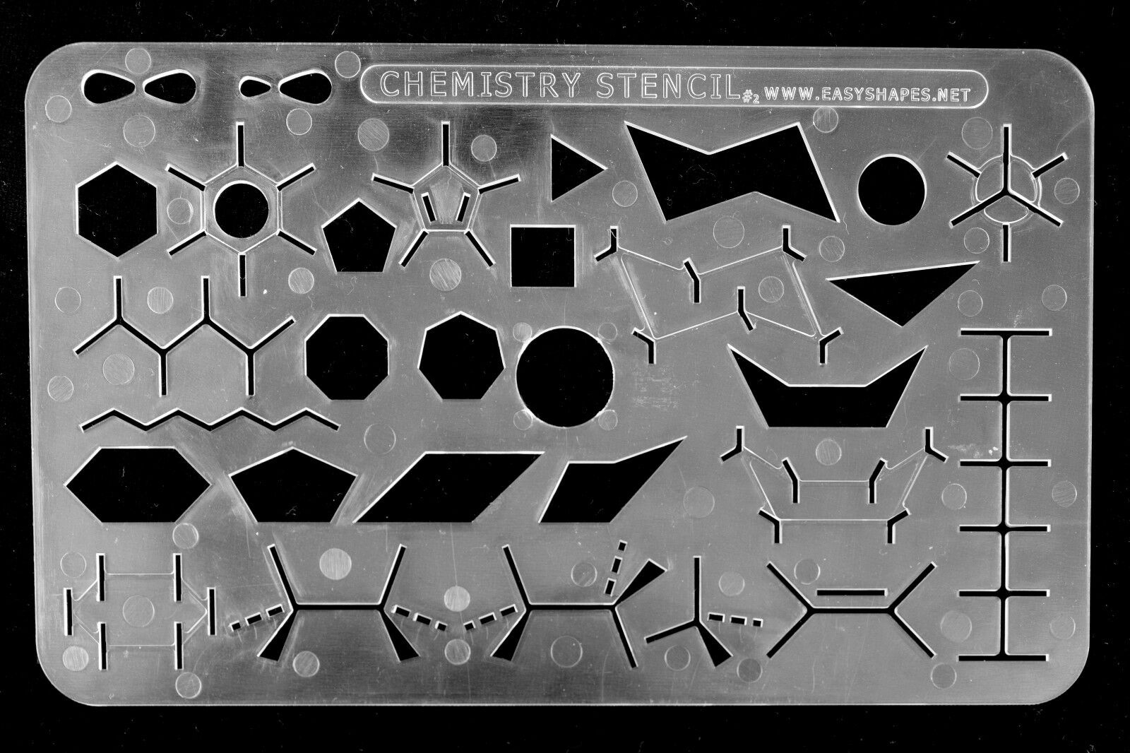 Organic Chemistry Stencil Drawing Template Easyshapes - Free Shipping