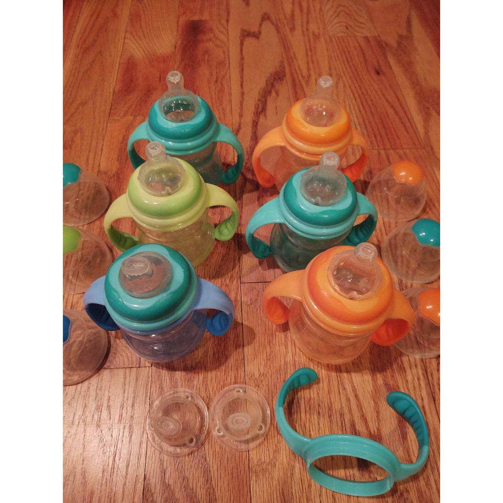 6 Nuby Transition Cups