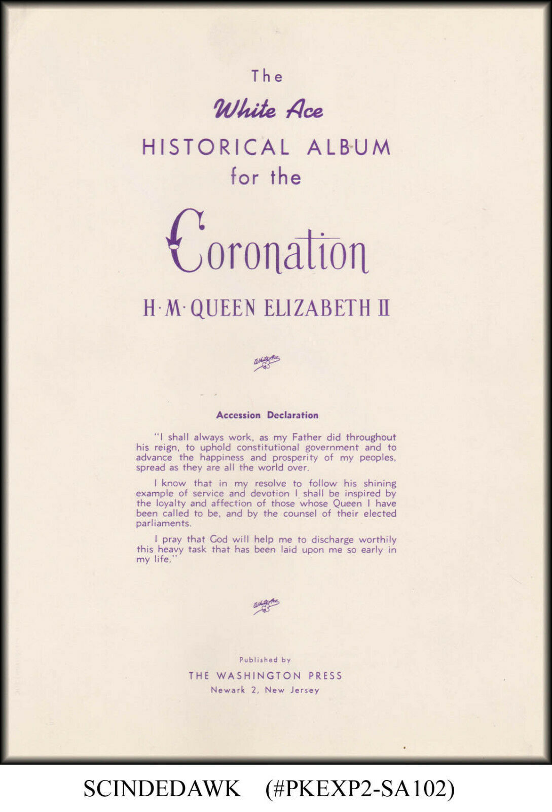 Omnibus Collection 1953 Qeii Coronation Stamps On Album Pages 101v Mint Nh
