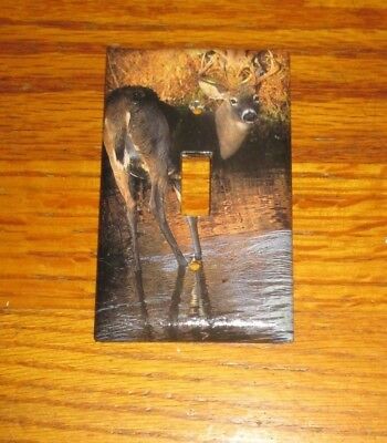 Monster Rack Trophy Buck Whitetail Deer Wild Game Light Switch Cover Plate B