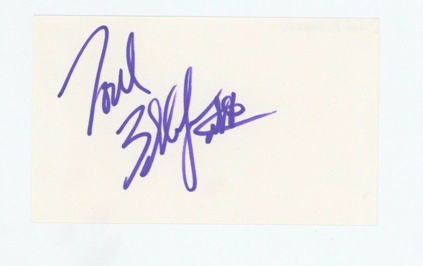 Us Olympian Scott Eldredge Signed Index Card, Olympic Figure Skater